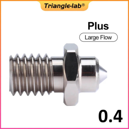 Сопло высококачественное, 0.4, Trianglelab серия ZS PLUS E3D V6